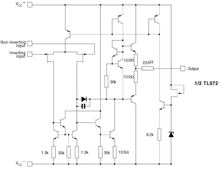 TL072 circuit diagram